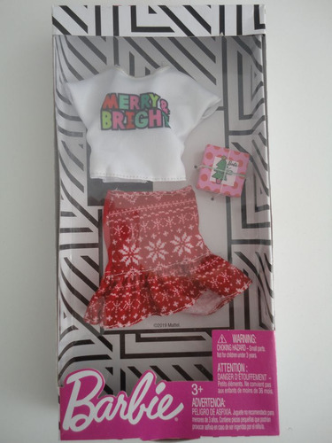 2019 Ropa Para Muñecas Barbie Navidad - Merry & Bright