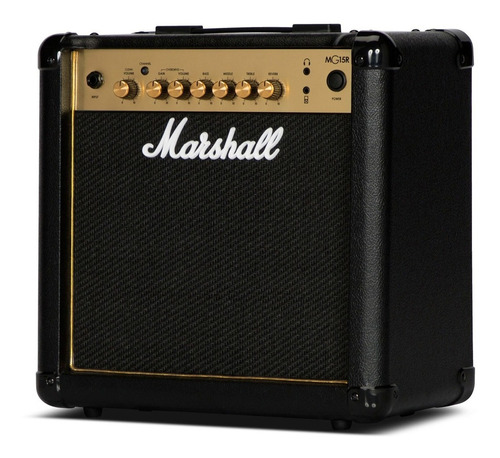 Amplificador Marshall MG Gold MG15R Transistor para guitarra de 15W color negro/dorado 220V