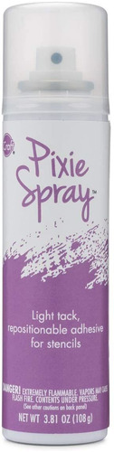 Adhesivo De Plantilla Pixie Spray, Reposicionable, Baja...