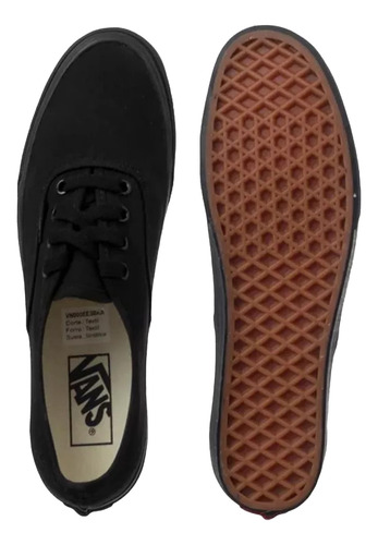 Tenis Vans Classics Authentic Color Negro - Unisex 7.5 Mx