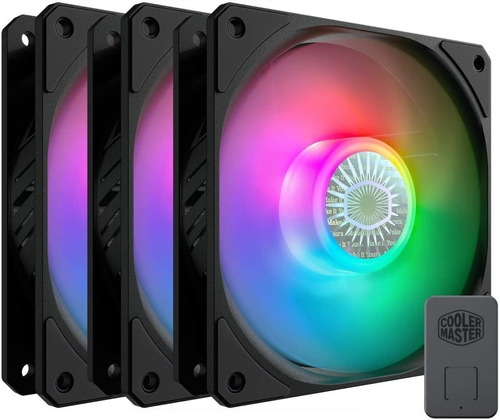 3 Fans P/ Gabinete Sickleflow 120mm Argb V2 - Cooler Master 