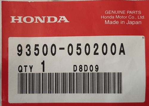 Tornillo 5x20 Cub 50 Deluxe  (1992) 93500-050200a Honda