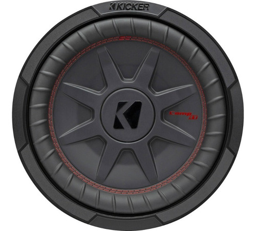 Woofer Kicker Plano Comprt 48cwrt104 10 Pulgadas 800w 4 Ohm Color Gris Oscuro