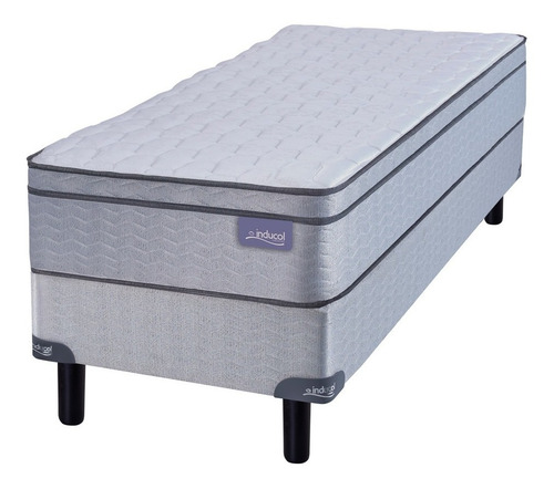 Imagen 8 de 10 de Colchon Resorte Inducol Pravia Europillow 090x190 Env Gratis