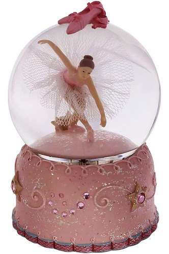 ~? Singeek Ballerina Snow Globe Plays Ballet Tune, Christmas