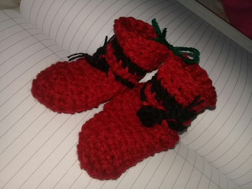 Escarpin Colon Tejido Al Crochet_ Precio X Unidad 