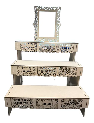 comprar Base Altar Día De Muertos Mdf 3mm Grande
