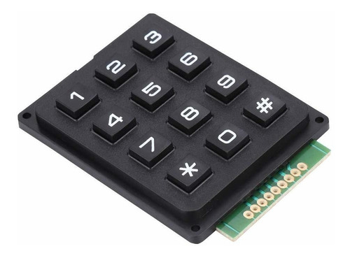 Modulo Teclado 12 Botone Tecla 3x4 Pulsador Externo Para