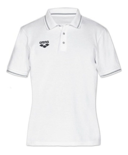 Remera Arena Chomba Polo Natacion Casual Blanco - Salas