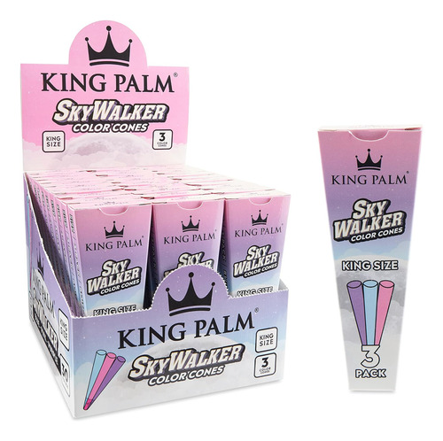 King Palm Skywalker - Conos Preenrollados Con Puntas De Filt