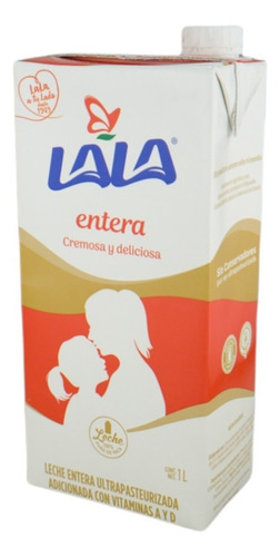 6pz Leche Lala Entera De 1lt Paquete De 6 - Sm