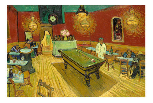 Vinilo 30x45cm Van Gogh Le Café De Nuit The Night Café