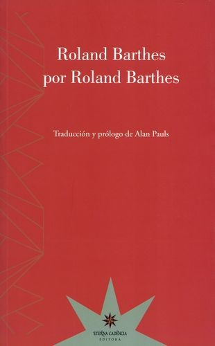 Libro Roland Barthes Por Roland Barthes