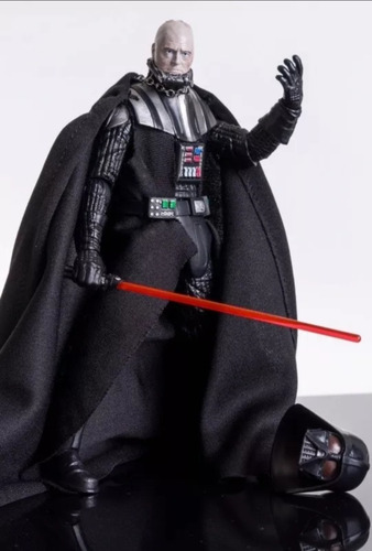 Anakin Darth Vader Black Series Star Wars Línea Azul Unmask