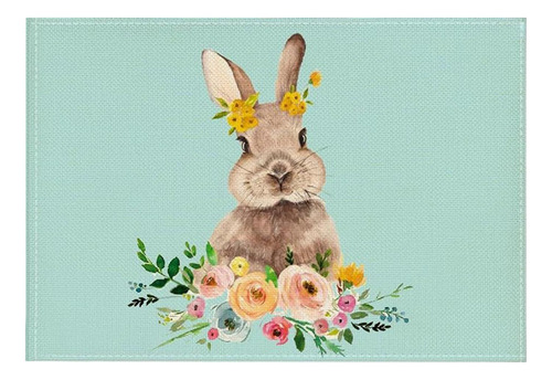 Ba Plaus De Conejito Pascua De Pascua Plaus Mats De Comedor