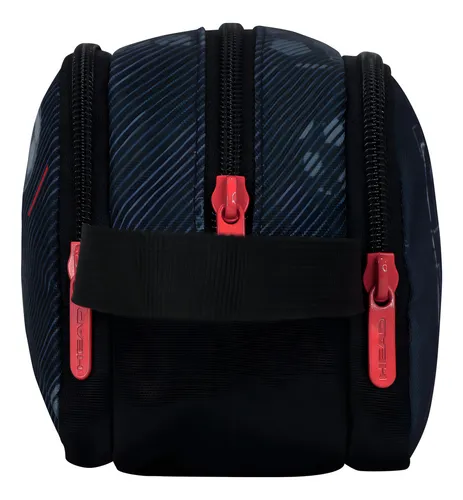 Estuche Grande Atos Futbol Negro Head