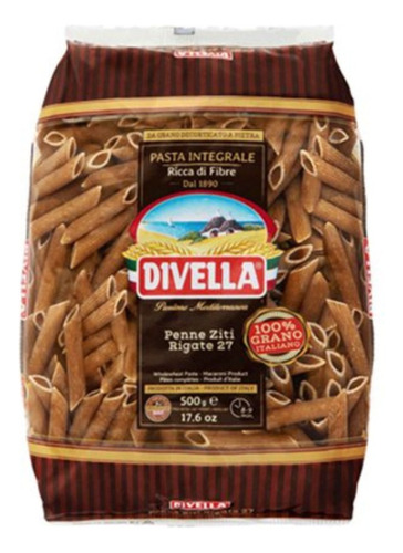 Pasta Penne Integral Italia Divella 500g