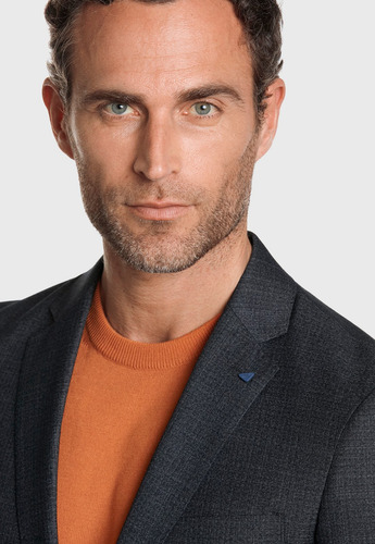 Imagen 4 de 5 de Blazer Hombre Delicias Gris New Man Fw 2022
