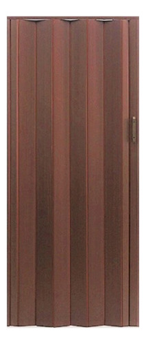 Fracas PVC puerta plegadiza de PVC ciega de 10mm cedro 74x204cm