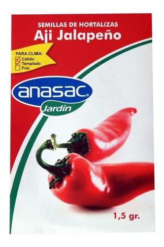 Semilla Ají Jalapeño 1,5 G Anasac