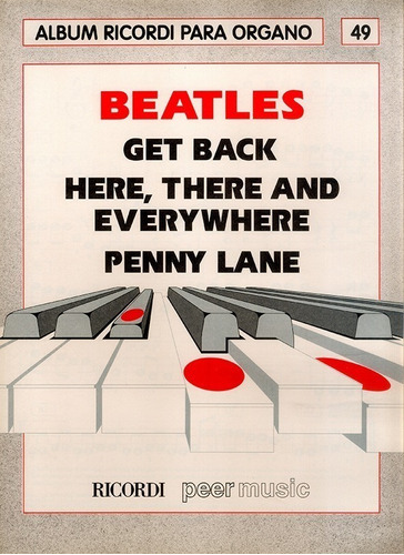 Álbum Para Órgano Nº 49 Beatles