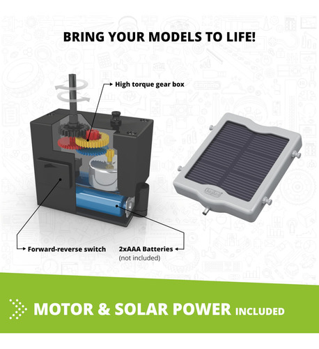 Kit De Construcción S.t.e.m. Energía Solar Engino