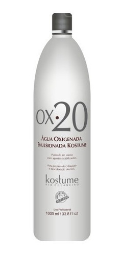 Água Oxigenada Emulsionada Ox 20 Vol Kostume 1l