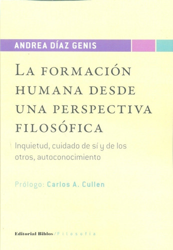 Formacion Humana Desde Una Perspectica Filosofica - Andrea D