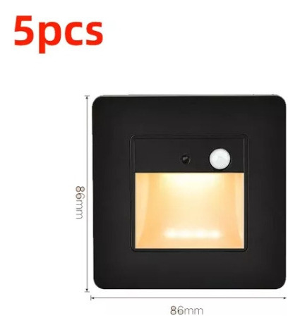 Sensor De Movimiento La 5pcs De La Lámpara De Escalera De Ll