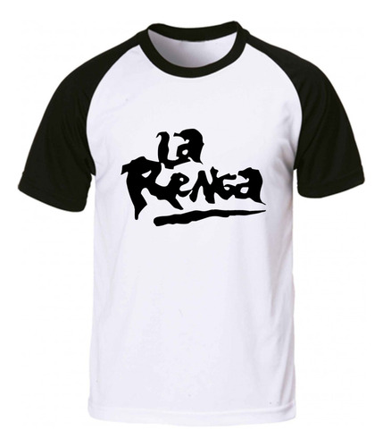 Remera Blanca Ranglan Sublimada Personalizada La Renga