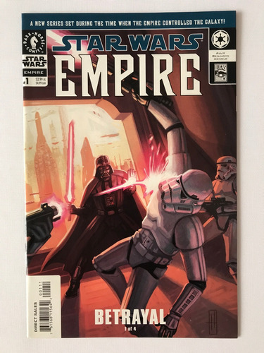 Star Wars Empire #1 Darth Vader Dark Horse Comics 2004 (Usado)