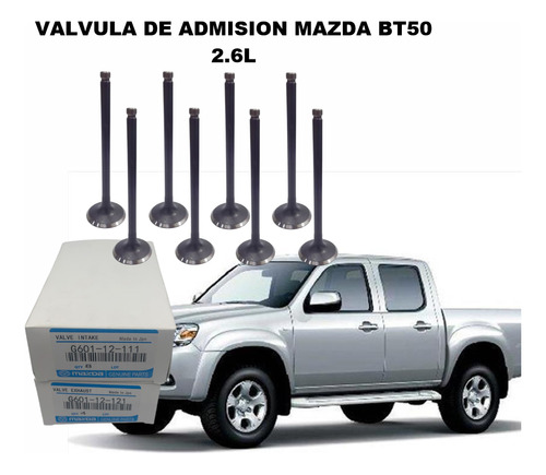 Valvula De Admision Mazda Bt50 2.6l