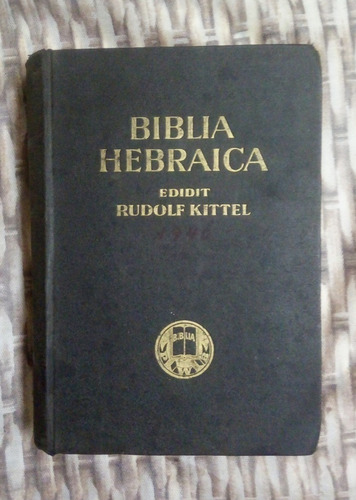 Bíblia Hebraica Rudolf Kittel Edição Rara 1949