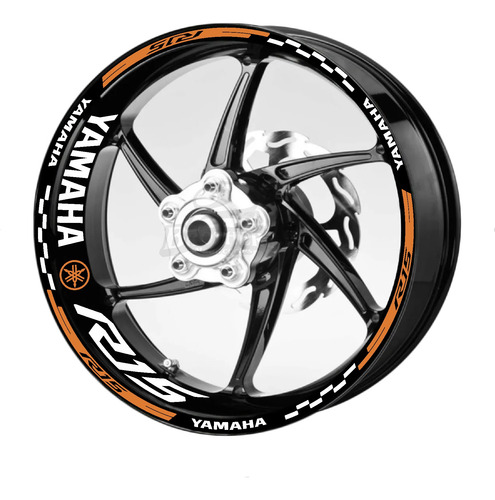 Kit De Stickers Calcomanías Para Rines Yamaha R15 M4