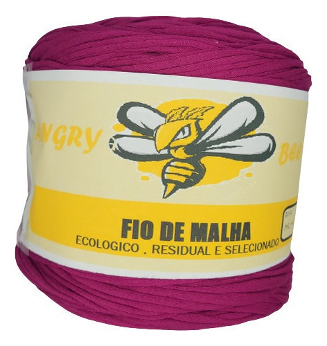 Fio De Malha Residual 1kg Artesanato Croche Trico Tear Cores Cor Rosa