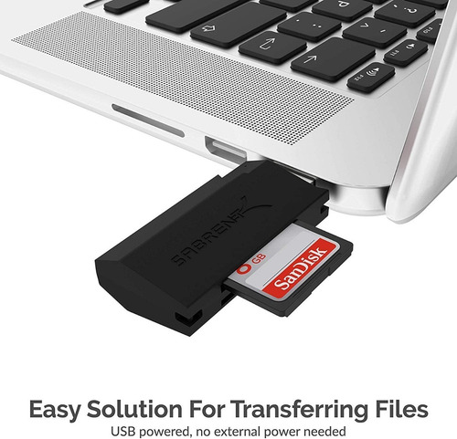 Imagen 7 de 7 de Lector De Memoria - Sabrent - Usb 3.0 Micro Sd / Sd / T-flas