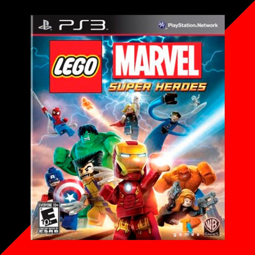 Lego Marvel Super Heroes Ps3 Caja Vecina