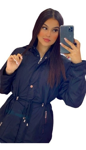 Jaqueta Parka Planet Girls Preto