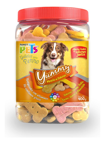 Fancy Pets Yummy Galletas Sabores Surtidos 400 Grs Vitaminas