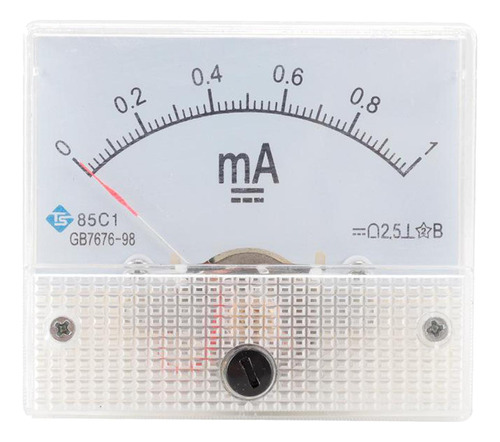 Medidor De Panel De Corriente De Amperios Analógicos 0-1ma