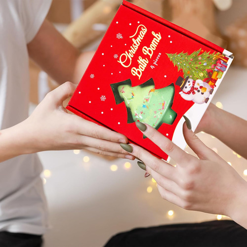 Bombas De Baño De Navidad Para Niños 4 Paquetes Bombas De Ba