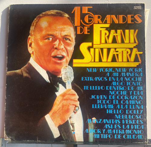 Lp Frank Sinatra 15 Grandes My Way En Buen Estado