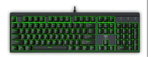 Teclado Gamer Para Juegos Escort  T-tgk303 Negro