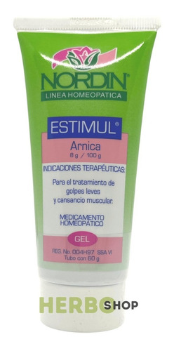 Gel Relajante Muscular Árnica Estimul Nordin 60g