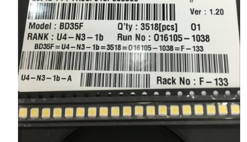 10 Peças Led LG Backlight 3528  3v 1w