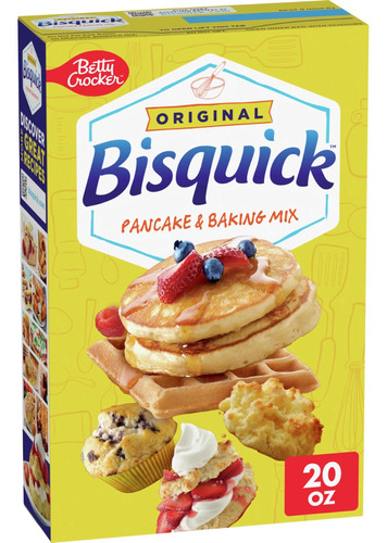 Bisquick Harina Hot Cakes Pancakes Waffles Betty Crocker