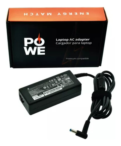 Cargador de Portatil Adaptador Powe Compatible con Hp Elitebook 840 G3 G6 Pavilion 14-cd 14-ck 15-cd 15-cs 15 cw Color Negro