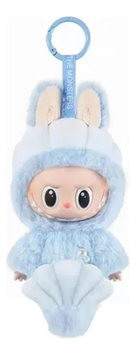 For Labubu Macaron Monsters Vinilo Peluche Llavero