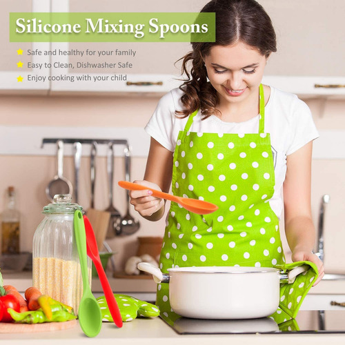 Colher De Mistura De Silicone De 4 Peças Colher De Cozinha