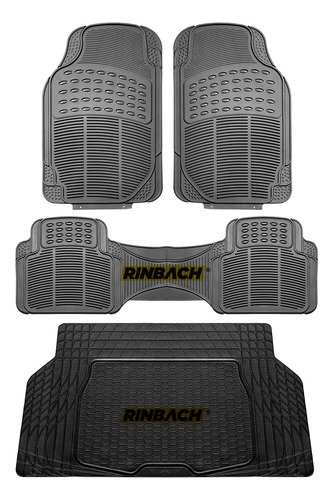 Kit Tapetes Gris + Cajuela Para Jeep Wrangler 1998